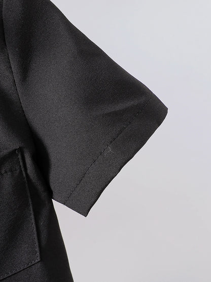 Solides, kurzärmliges T-Shirt und Shorts für Kleinkinder im neuen Sommerstil für Jungen, lässiges 2-teiliges Urlaubsset.