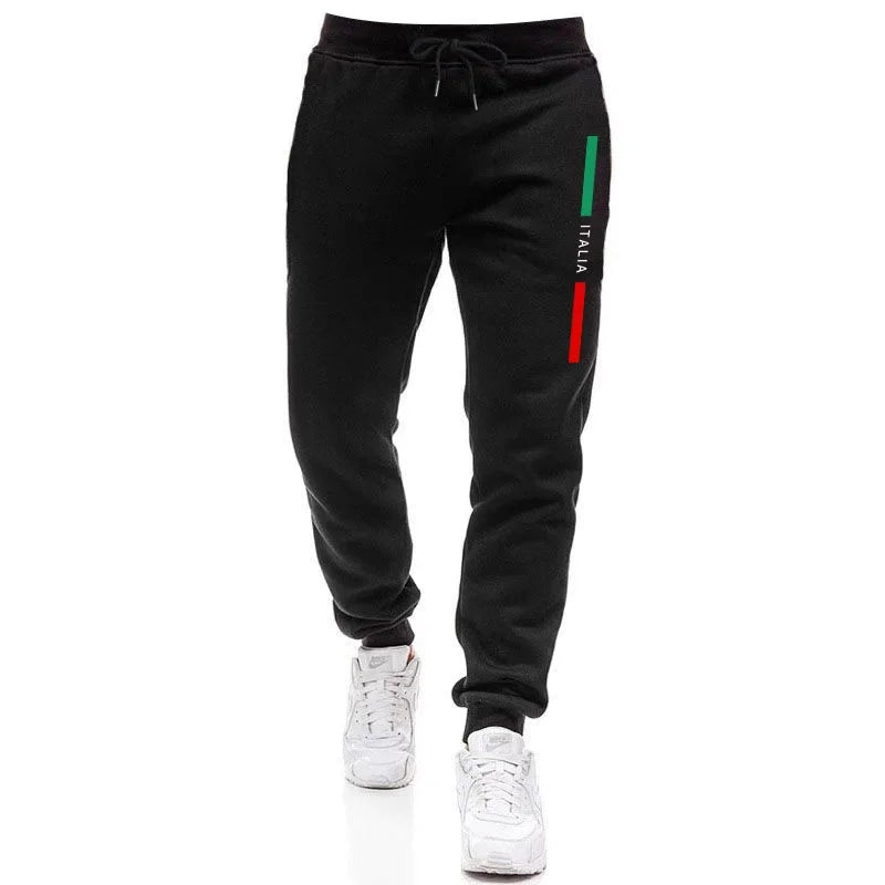 Autumn Winter Men Sporty Jogger Set Hoodies Sweatshirt Casual Urban Fashion Tracksuit Hooded Sweatpants Italy Printed Outfits