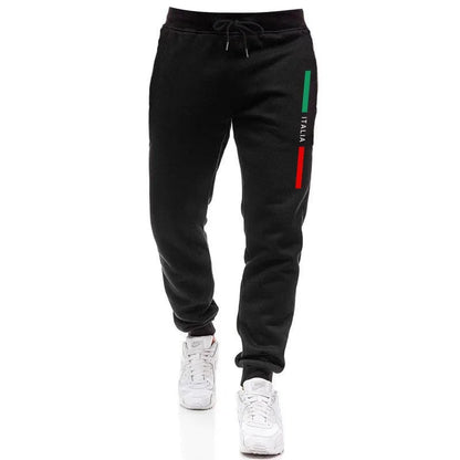 Autumn Winter Men Sporty Jogger Set Hoodies Sweatshirt Casual Urban Fashion Tracksuit Hooded Sweatpants Italy Printed Outfits