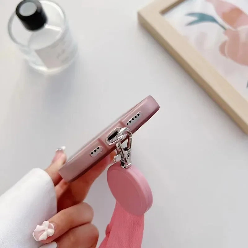 Long Crossbody Phone Lanyard Adjustable Neck Strap Wide Cloth Neckband Strap Rope Hanging Anti-Lost Phone Lanyard.