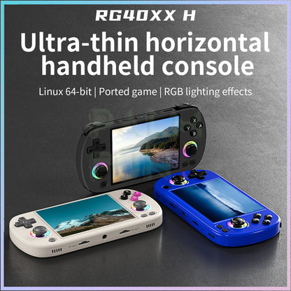 ANBERNIC RG40XX H Retro Handheld Game Console 64Bit 4 Inch IPS Screen Linux 5G WIFI Bluetooth HDMI-TV Output Video Gaming Player.