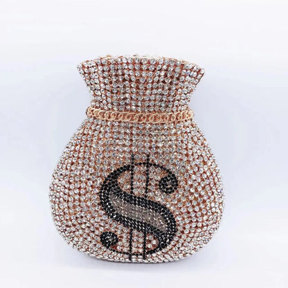 Diamond Dinner Hollow Rhinestone Banquet Clutch Bag Handtassen Dames Bolsos De Fiesta Para Mujer Boda Women's Rhinestone Handbag