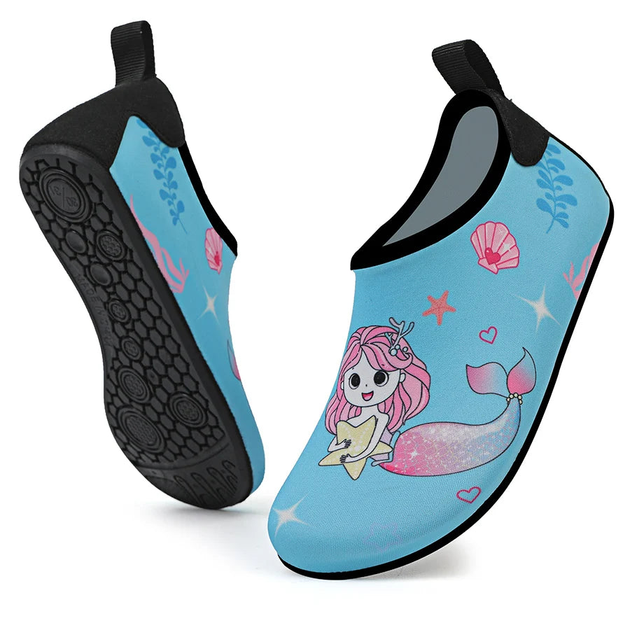 Children Beach Shoes Baby Soft Floor Indoor Slipper Snorkeling Swim Socks Boys And Girls Anti-Slip Home Barefoot Kids Slippers.
