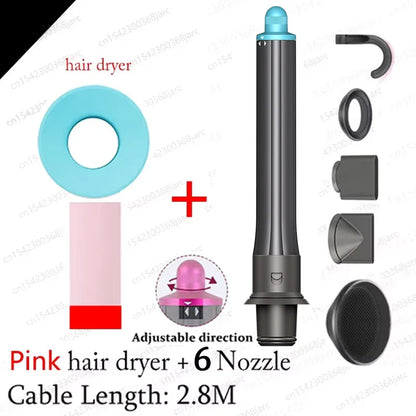 SenCiciMen Professinal Hair Dryer Negative Ion Blow Dryer Quick Dry Leafless Hairdryer Salon Home Constant Temperature Hair Care.