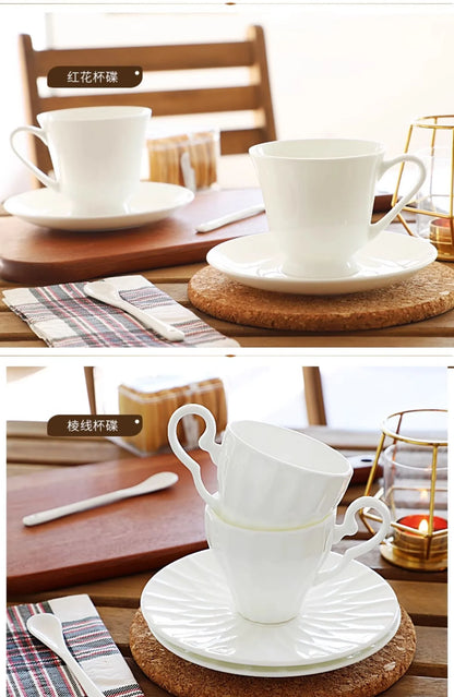 Plain white quality bone china tea cups set, ceramic coffee cup, japanese coffee cup, porcelain turkish coffee cups, originales