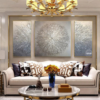 New Arrival Modern Abstract Golden Mountain Landscape Oil Paintings On Canvas China Artwork Wall Decor For Room Unframed.