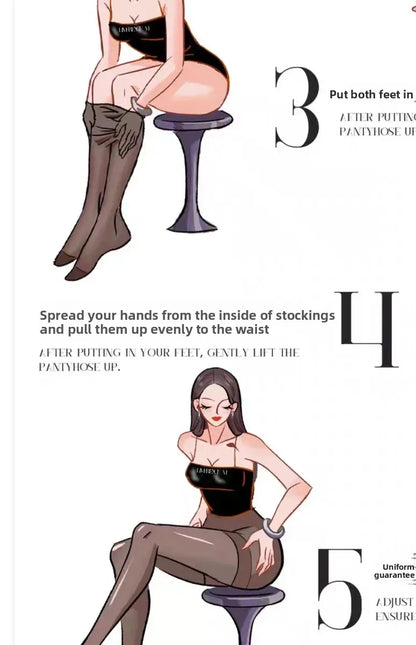 Lolita Butterfly Over-Knee Socks Women's Summer Thin Sexy Black White Long Tube Stockings Thin Material Knee High Tights.