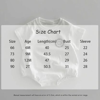 0-2Y Sommer Baby Body Niedlichen Cartoon Gedruckt Einteiliges für Kleinkinder Mädchen und Jungen Baby Kleidung Kleinkind Kurzarm Overall