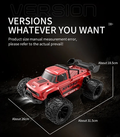 Teeggi 4WD 2.4G RC Drift Car 80KM/H 1:14 High Speed Off-Road Racing Car Brushless 3S Remote Controller Car Truck Toy For Gift
