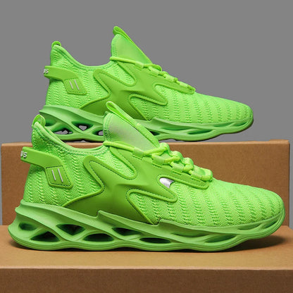 YRZL Sports Shoes Men Mesh Breathable Athletic Sneakers Lightweight Soft Sole Comfortable Walking Running Shoes for Men Non Slip