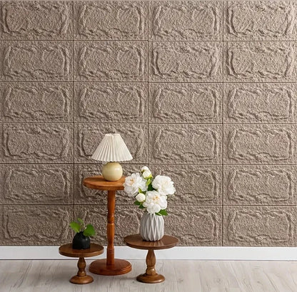 PU stone wall panel, 10 mm, realistic brick pattern, anti-mould and moisture-proof, waterproof and washable, suitable for/outdoo