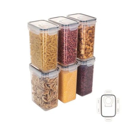 Airtight Food Storage Containers With Lid Pantry Organizer Cereal Dispenser Cereal Containers Food Storage Box Kitchen Organizer.