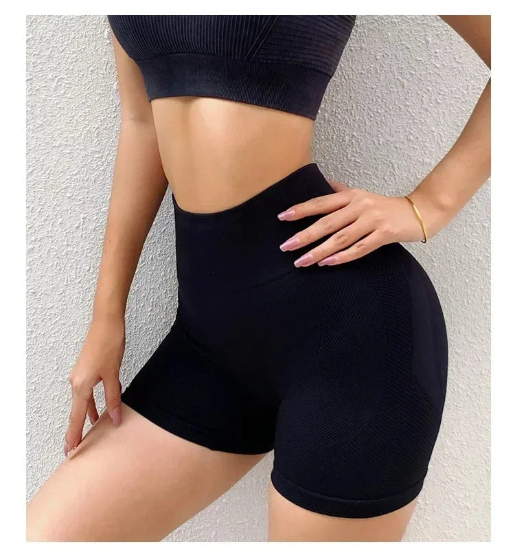 Short Gym Women‘s Gym Shorts High Elasticity Yoga Clothing Absorbent Short Sets Push Up Pants Cycling Jogging Fitness Legging.
