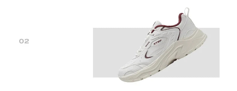 Xtep Cotton Shoes For Women 2024 Winter Warm Soft Sports Shoes Trendy Retro Durability Comfortable Sneakers 876418370026.