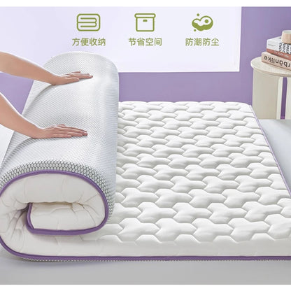 Schwammmatratze, elastisches Kissen, Zuhause, doppelt faltbar, Memory-Schaum, Latex, Tatami-Matte, Studentenwohnheim, Einzel-Schlafmatratzen