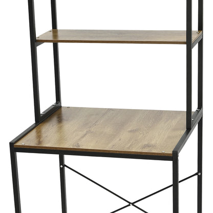 3-stufiges Aufbewahrungsregal für Waschmaschinen und Trockner, robustes Wäscheständer mit Bodenfach, Organizer-Ständer für Badezimmer, Waschküche