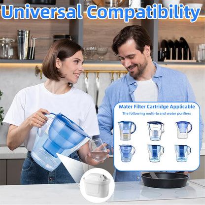 3-pack Water Filter Cartridge Water Filter Replacement for Maxtra+ Maxtra Plus Maxtra Mavea