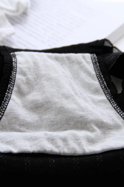 Cotton Women's Sexy Panties Black Underwear Girls Briefs For Ladies Shorts Soft Breathable Lingerie Intimates Underpant 5Pcs/Set.