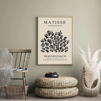 Abstract Yayoi Kusama Orange Wall Art Matisse Mark Rothko Posters and Prints Flower Market Canvas Painting Mural Decoration.