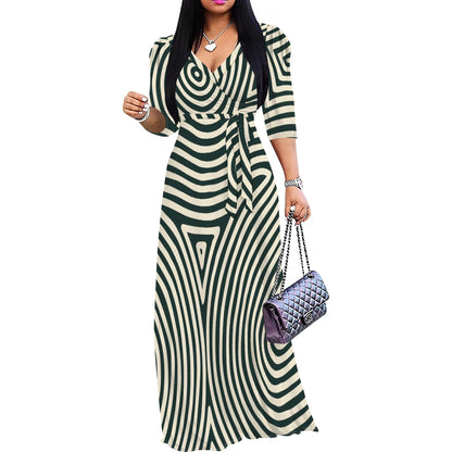 Damen Casual Sexy V-Ausschnitt 3/4 Ärmel Clubwear Party Outfits