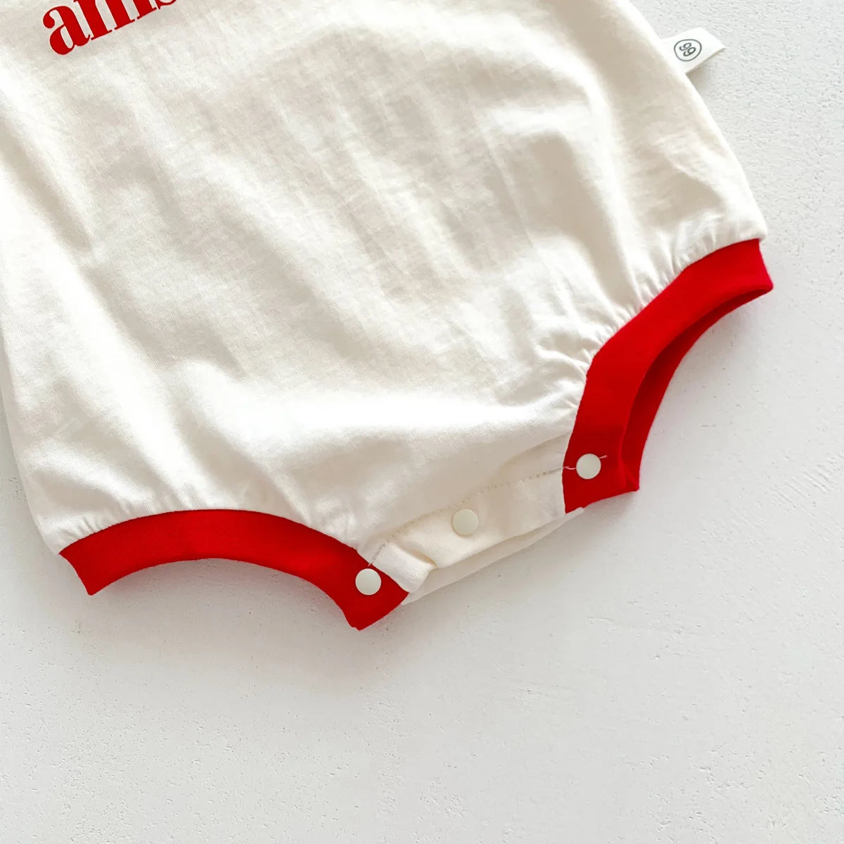 Drop-Shipping Sommer Kleinkind Baby Kurzarm Brief Outfit reine Baumwolle Overalls Kinder Neugeborenen Bodys einteiliges Kleidungs stück