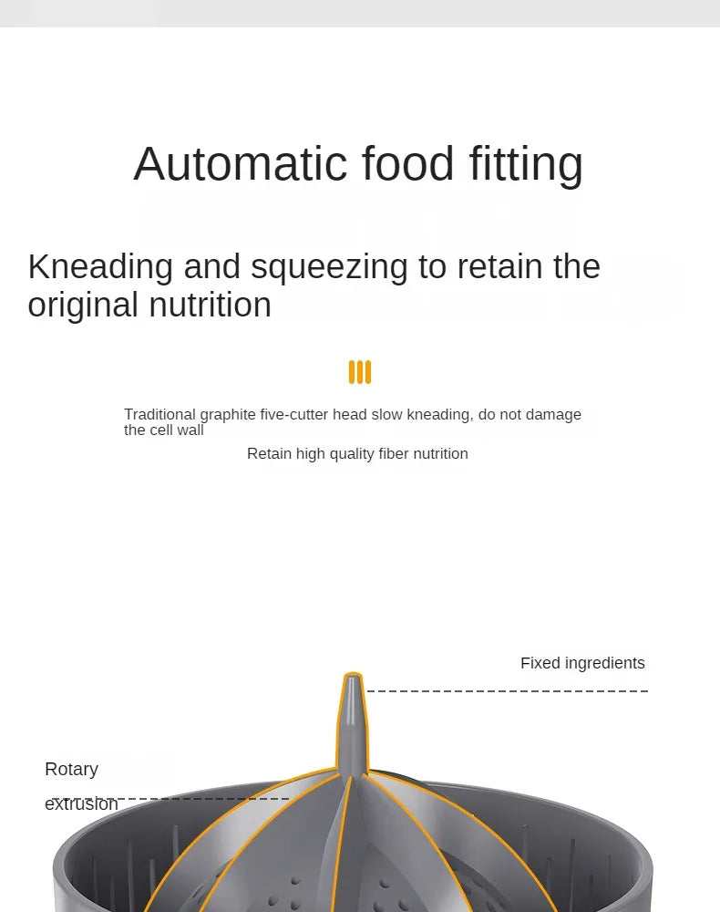 Rechargeable Electric Citrus Juicer Orange Juice Machine Extra Large Caliber Residue Separation.