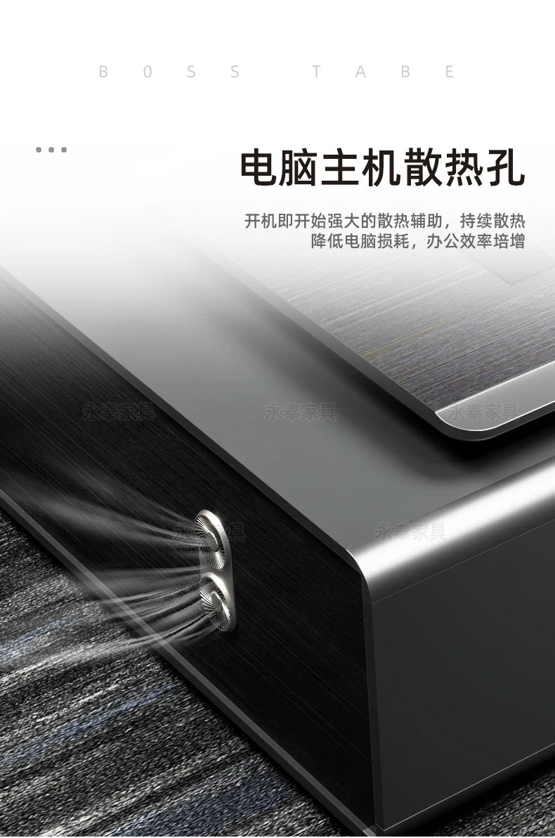 Nordischer minimalistischer Büroschreibtisch, moderner Luxus, Kreativität, Designer, L-förmiger Schreibtisch, fortschrittlicher Raum, Büromöbel, Arbeitstisch FYOD