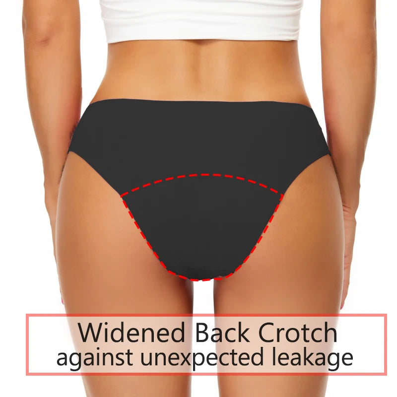 Seamless Swimwear Menstrual Panties 4-Layer Leakproof women's grooming pants Bikini Fast Absorption Summer Beachwear Period Swim.