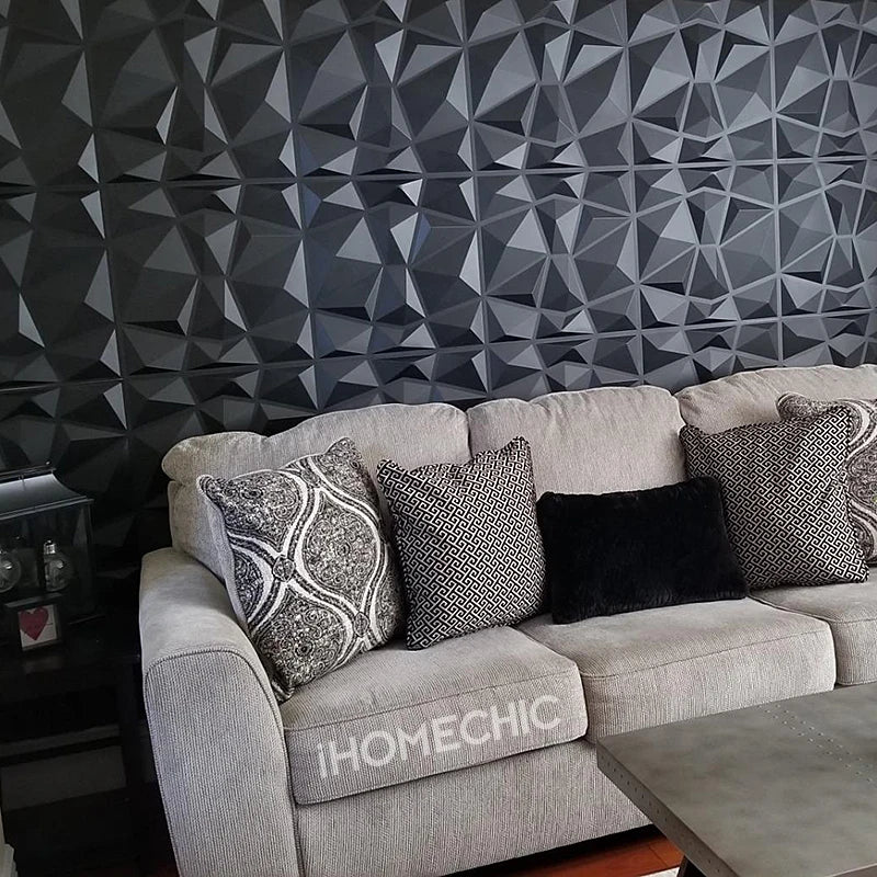 30x30cm home renovation 3D Stereo Wall Panel Diamond Not self-adhesive tile 3D wall sticker living room Bathroom 3d wall paper