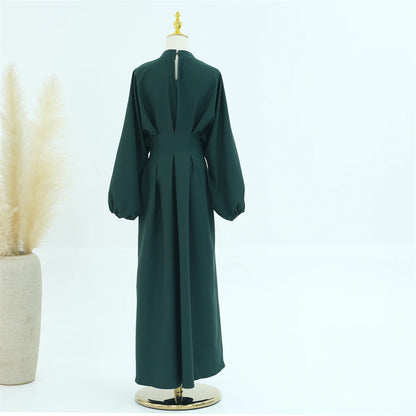 Ramadan Linen Abaya Dubai Turkey Islam Muslim Modest Dress Kaftan Prayer Clothes For Women Kebaya Robe Arabe Femme Musulmane