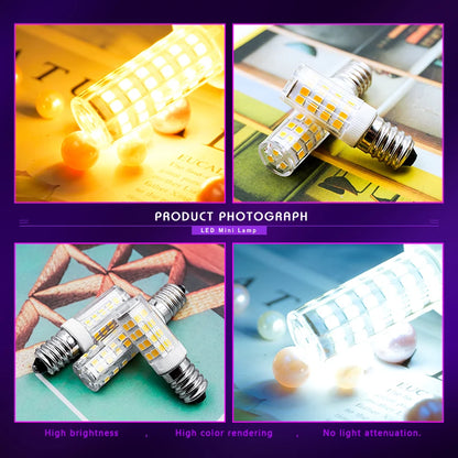1-10 stücke E14 Led-lampe Lampe 3 W 5 W 9 W AC 220 V-240 V Mini Mais Birne Licht 2835SMD 360 Strahl Winkel Ersetzen Halogen Kronleuchter Lichter.