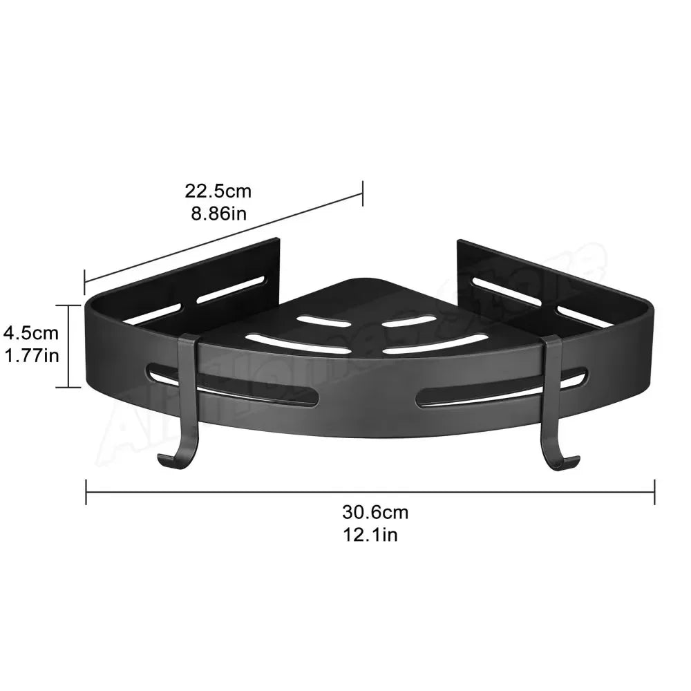 Badezimmer-Shampoo-Halter, Badezimmer-Eckregale für die Dusche, Make-up-Aufbewahrungsregal, Organizer-Regal für die Dusche ohne Bohren