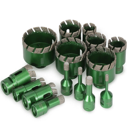 6–130 mm M14-Gewinde, trocken, vakuumgelöteter Marmor, Mauerwerk, Lochsäge, Öffner, Diamantbohrkrone für Keramikfliesen, Granit, Marmor