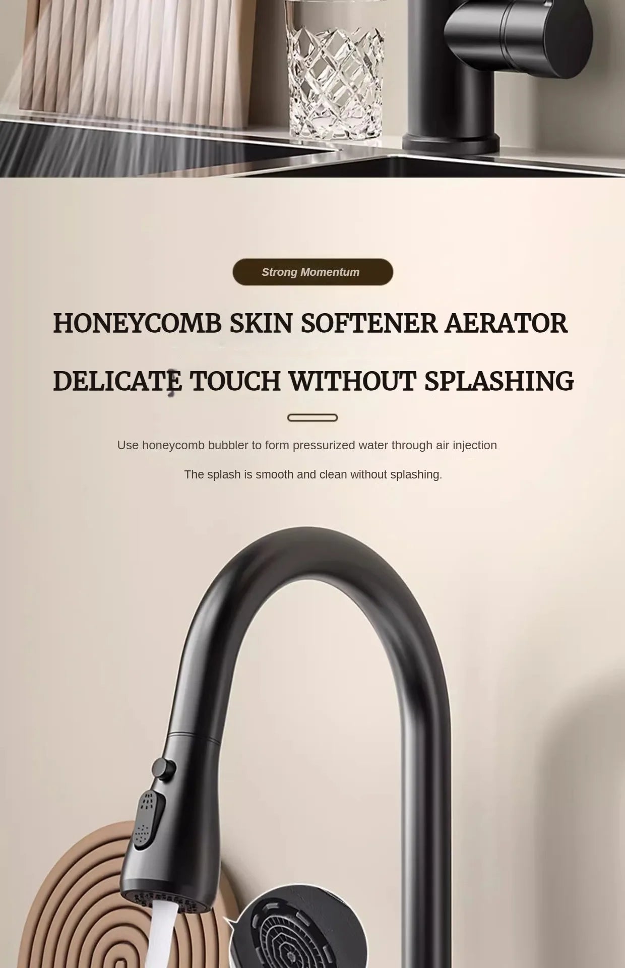 GEGVE New Mini 38cm Kitchen Faucet Removable Kitchen Sink Faucet Tap Tap Mixer Manual Israel Kitchen Tap Adapted To Israel Brass