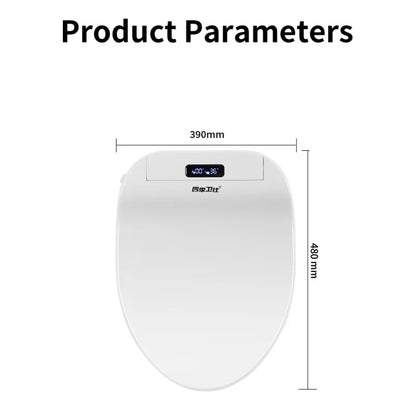 Intelligenter elektronischer Toilettensitzbezug – kabellose Fernbedienung, 3-in-1-Warmsystem, wassersparend – beheizt, trocken, waschen für modernes Badezimmer