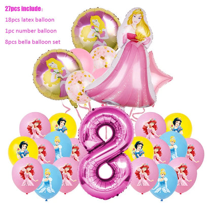 Disney Prinzessin Geburtstag Party Dekorationen Mädchen Kind Deco Disney Prinzessin Geburtstag Teller Servietten Tassen Geschirr Liefert Setup