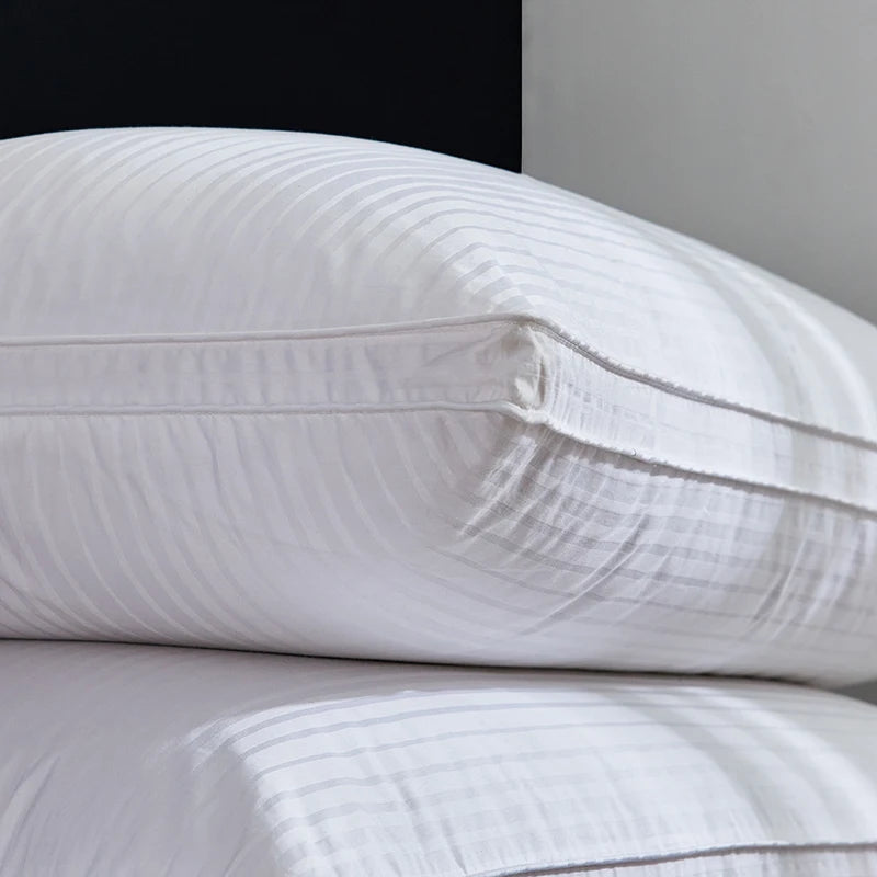 100% Goose Down Pillows Neck Pillows for Sleeping Bed Pillow 100% Cotton Cover with Goose Donw 1pc Hotel Collection Soft Comfort