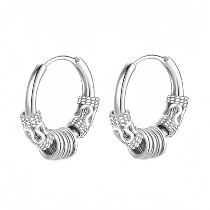 Long Hanging Crosses Leaves Pendants Hoops Woman Earrings Man Vintage Stainless steel Hip Hop Ear Piercing Jewelry Accessories.