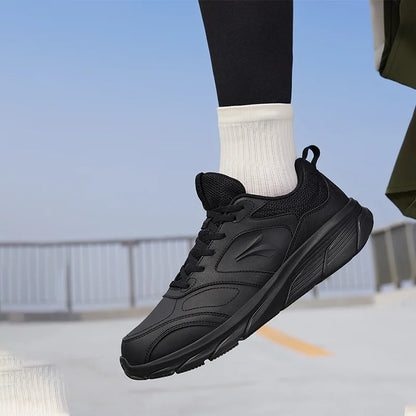 361 Degrees Men Running Shoes Lightweight Cushioning Leather Waterproof Casual Rebound Jogging Non-Slip Sneakers male 672432227.