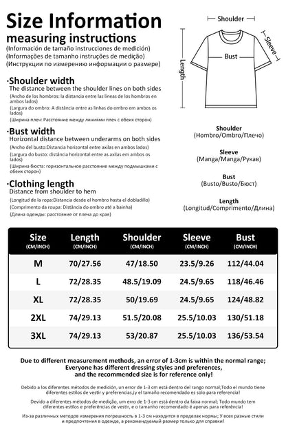 Vintage Printed Men's T-shirt Daily Striped Shirt Summer Round Neck Short Sleeve Tees Oversized Sweatshirt Male Cheap Clothing.