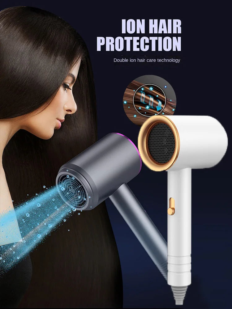 New Super High-Speed Hair Dryer Brushless Motor For Fast Drying Salon Professional Negative Ion Hair Care Styling Hair Dryer.
