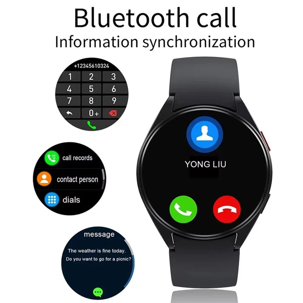 KESHUYOU 2025 New Bluetooth Call Smart Watches Pro 1.32” Inch 160*160 Custom Dials Sport Men And Woman Health Monitor Smartwatch.