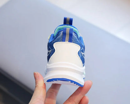 Tenis Child Shoe Casual Sneaker for Boy Kid Shoe for Girl Rotating Buttons Running Shoe for Girl Soft Sole Mesh Braeathable Shoe