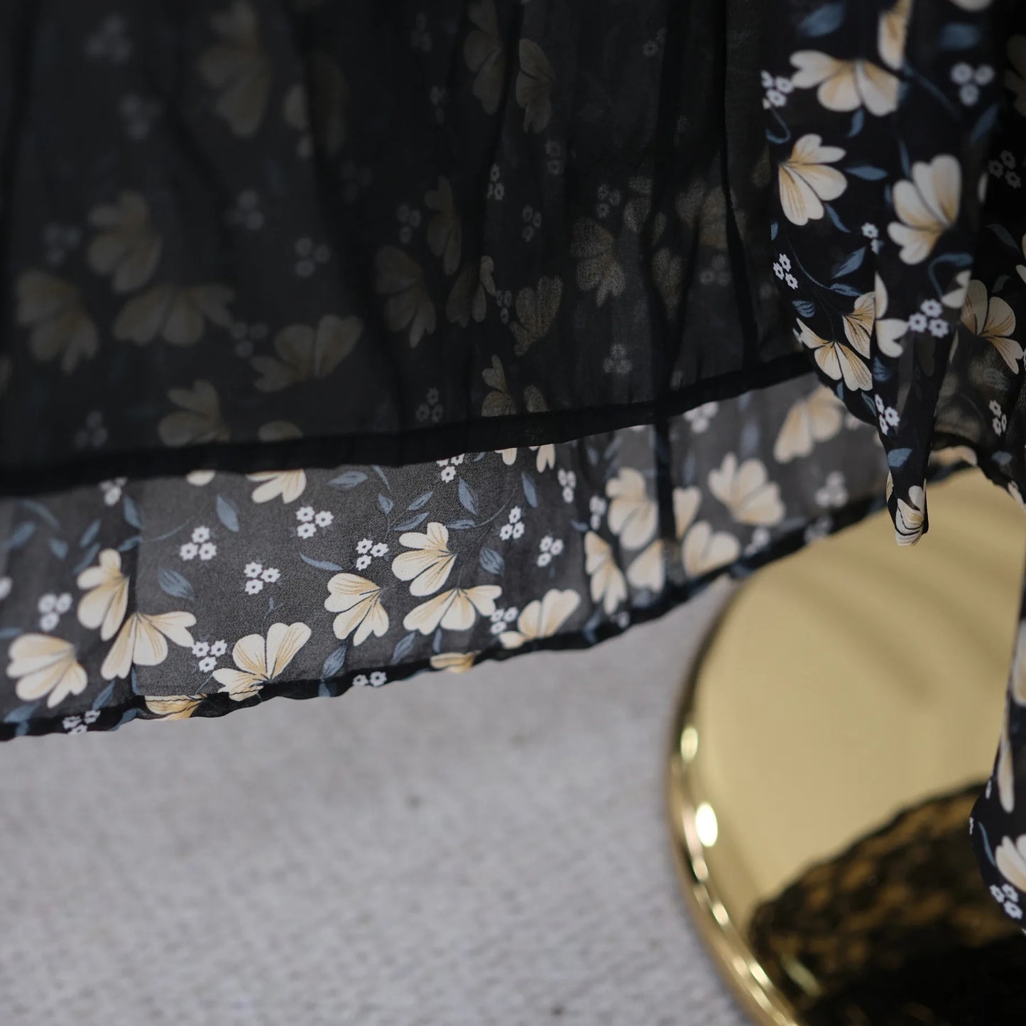 Muslim Abaya Set Luxury EID Islamic Kimono Muslim Women Dress Floral Printed Chiffon Modest Gorgeous Dubai Abaya Dress Suit