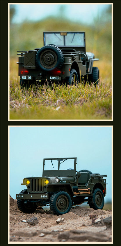 JJRC C8815 RTR 1/10 2.4G 4WD RC Car Off-Road Climbing LED Light Optional Winch Canopy Metal Frame Rock Crawler Vehicles Models.