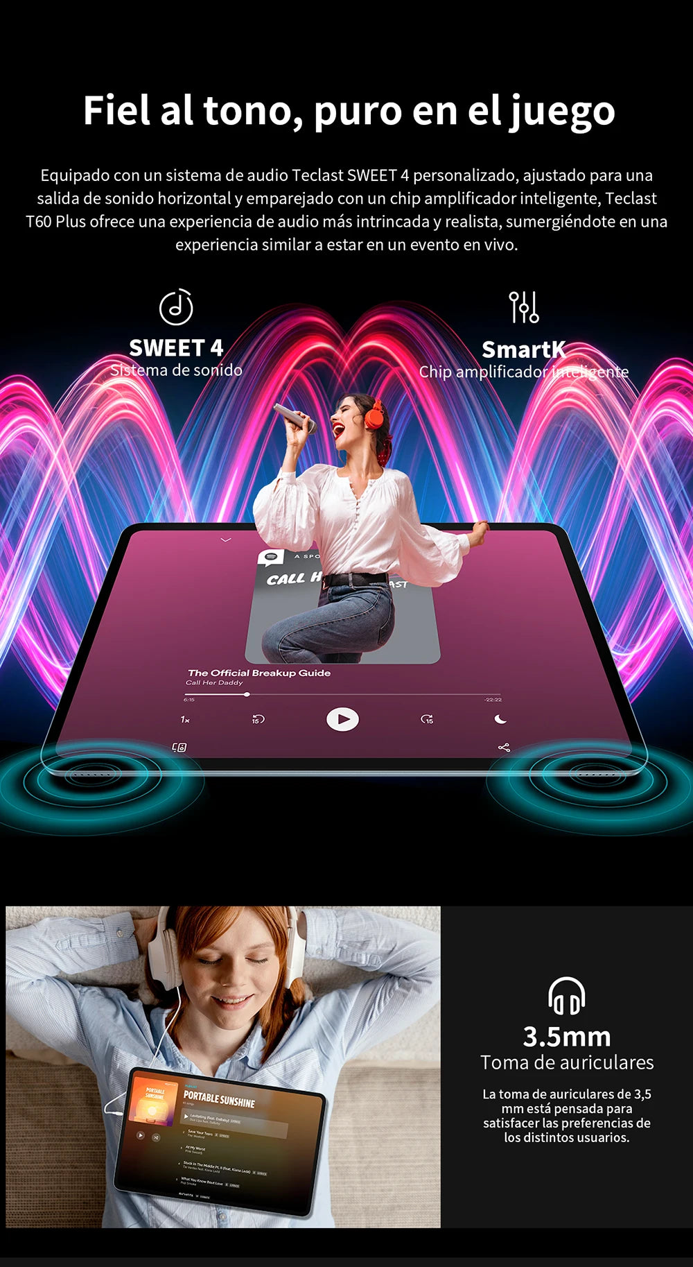 【New】Teclast T60 Plus 12 Inch Tddi 90Hz 2K Screen 2000X1200 Android 14 Widevine L1 Mtk Helio G88 (6Gb Ram+10Gb Expansion)16Gb/128Gb 8000Mah Battery 4g Lte Dual Sim Tf up to 1Tb