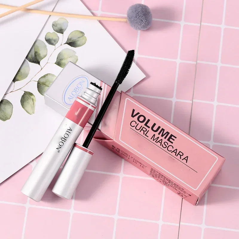 Mascara Curl Eyelash Extension Colossal Mascara Volume Makeup 1pc Black Ink Alobon 3d Fiber Lashes.
