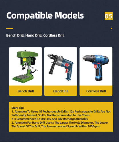 TOOLEYE HSS Titan Stufenbohrer Bühnenbohrer für Metall Holz Hochgeschwindigkeits-Stufenbohrer-Set Elektrowerkzeuge 3-12 4-12 4-20 4-32 mm