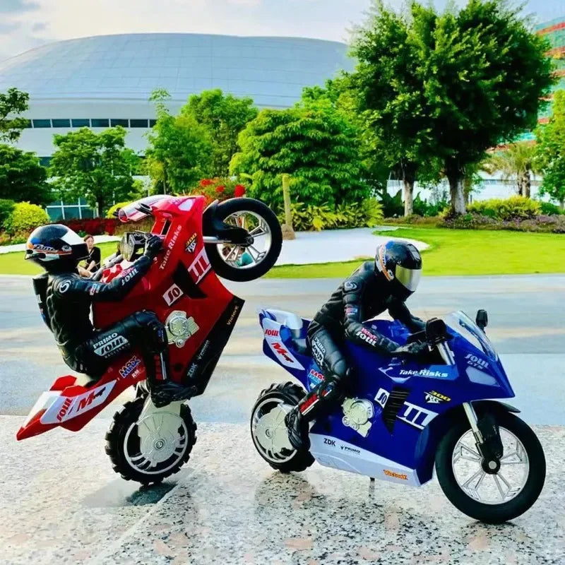1/6 RC Motorcycle Rc Cars Self-stable Balance Standing Competitive Racing Drift Stunt Electric Motorcycle Toys for Kids Children.