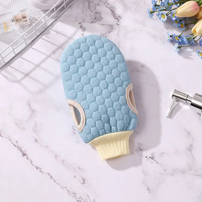 Bath Glove Honeycomb Body Scrub Towel Skin Exfoliating Scrubber Brush Back Body Massage Rubbing Dead Skin Cleansing Bathing Tool.